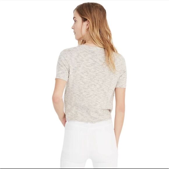 Madewell Knot-Front Sweater Tee  - Picture 2 of 12